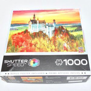 NEW Masterpieces Color Scapes 1000 Pc. Puzzle - Neuschwanstein Castle